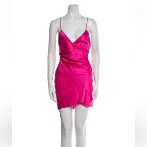 SER.O.YA silk mini dress with cross straps